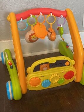 Kids Activity Walker with Interactive Play Panel